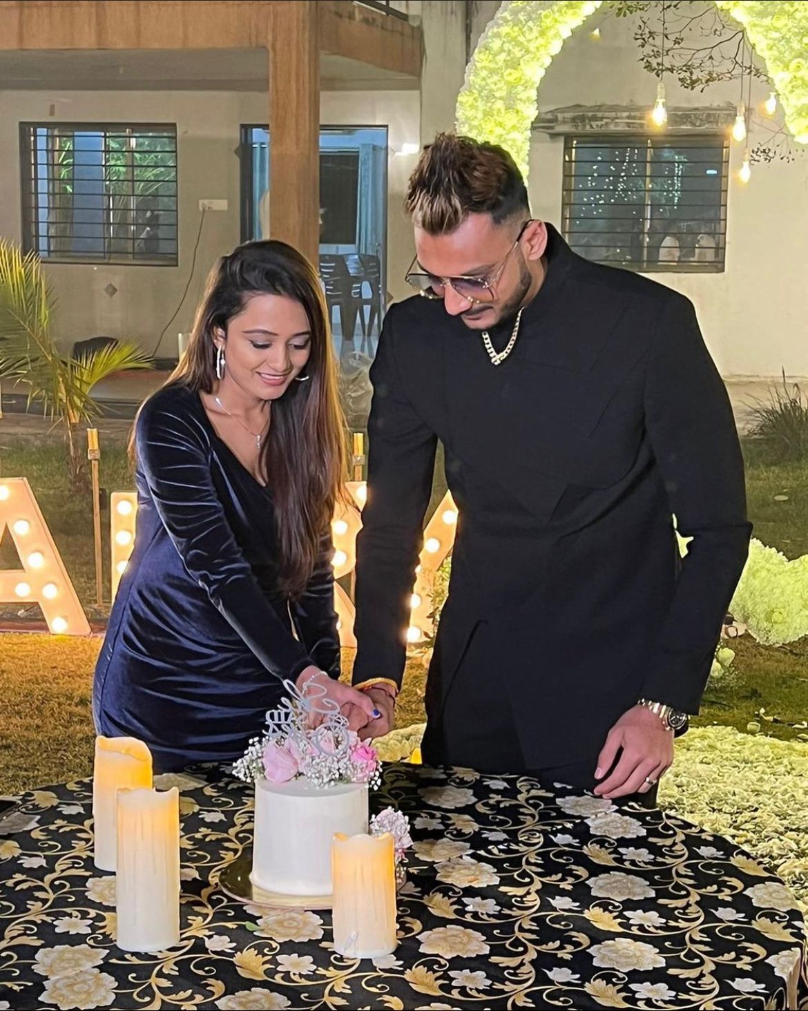 akshar patel engagement